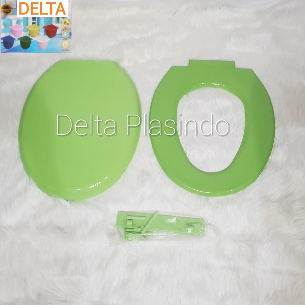 TUTUP CLOSET DUDUK WARNA HIJAU