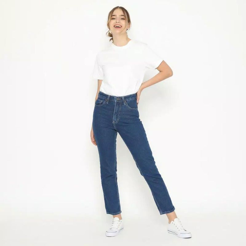 Highwaist Kulot Jeans Wanita / Boyfriend Jeans Wanita / Boyfriend Jins /Boyfriend polos FREE BELT