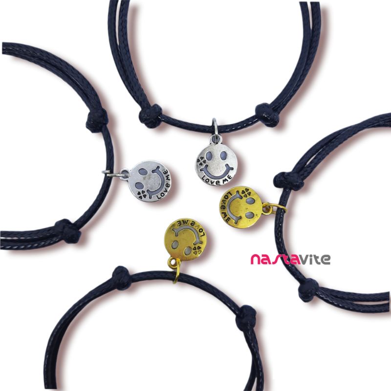 Gelang couple magnet sahabat pacar bestie murah tali korea smile