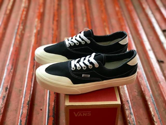 SEPATU43 VANS AUTHENTIC FULL BLACK HITAM COKLAT OLDSKOOL ERA SK8