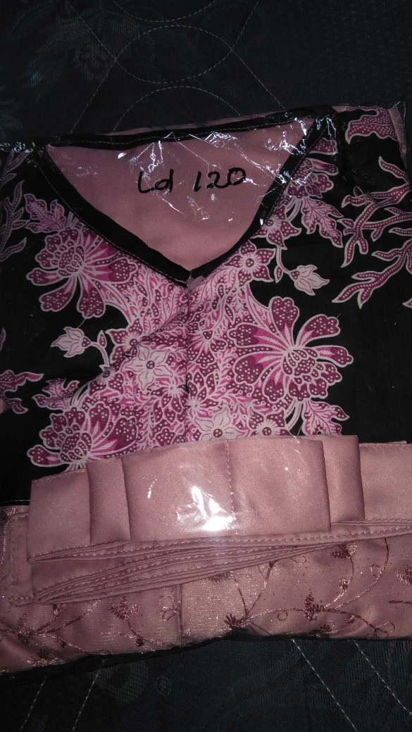 (jual Terpisah)couple Gamis Kombinasi Batik Cibulan Versi Keluarga