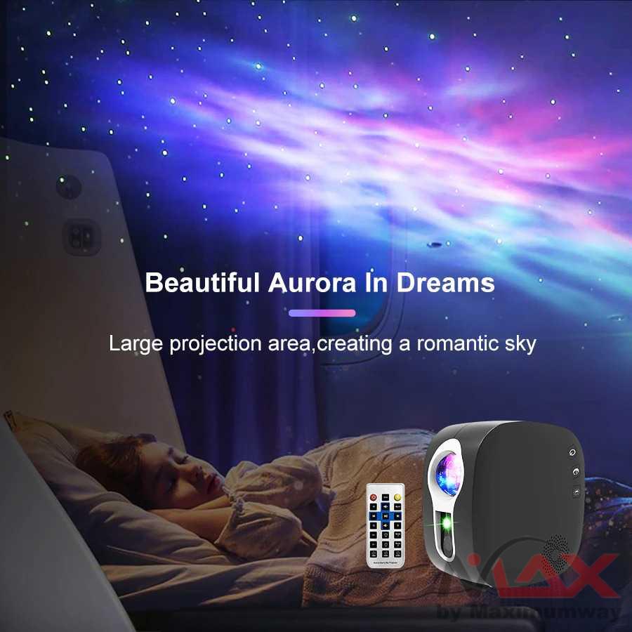 Lampu tidur anak proyektor langit malam bintang betaburan membuat anak cepat tidur Newstyle Lampu Proyektor Tidur Cahaya Bintang Bluetooth Speaker GX-334 Starry Sky Projector Blueteeth Music Speaker LED Night Light Projector Galaxy Nebula Ocean Star