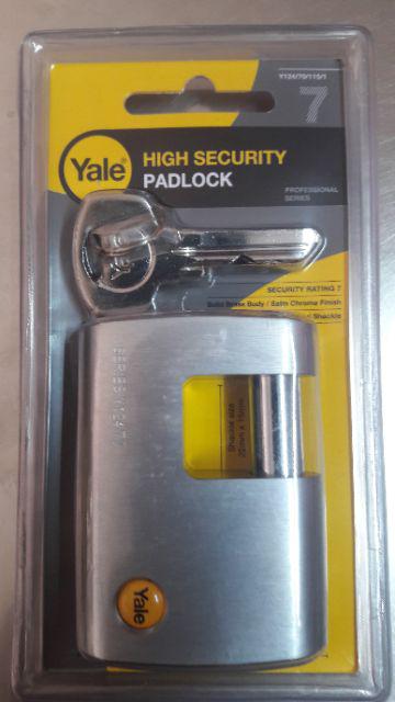 Yale Silver Padlock Y124/70/115/1