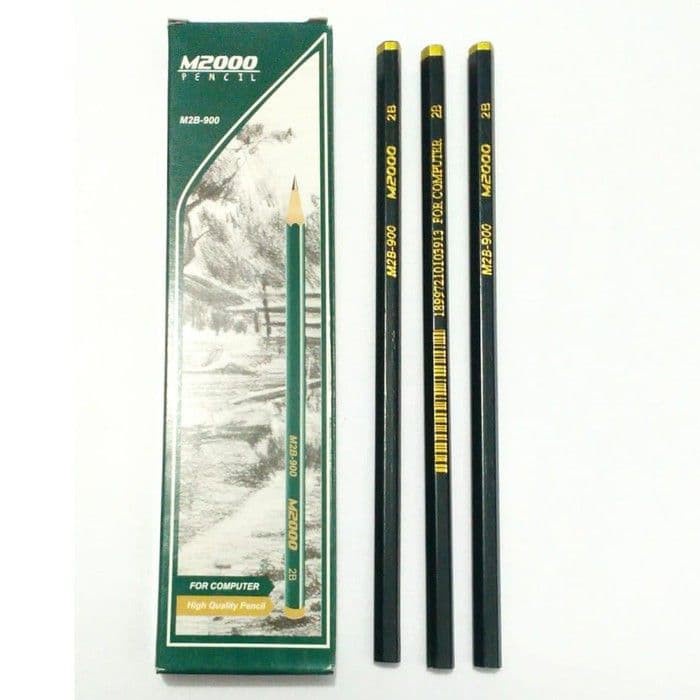 TGM - 1 PCS Pensil Raut M2000 Hijau Montana 2B Pensil Komputer