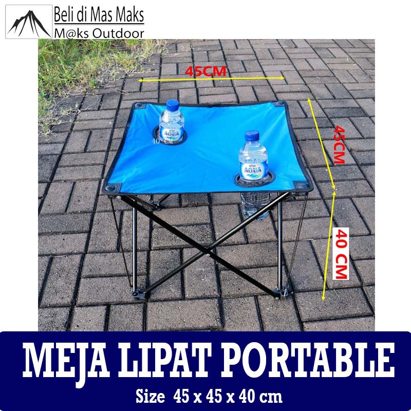 Meja Lipat Portable Camping Folding Mini Table
