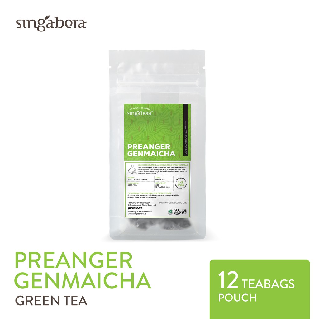 

Singabera Preanger Genmaicha - Green tea-12 Teabag