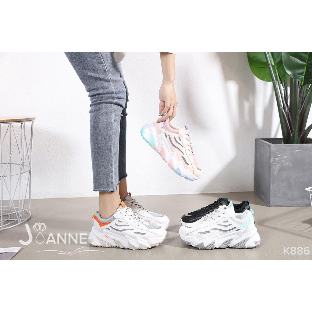 JOANNE Sporty Sneakers Shoes #K886 ORIGINAL