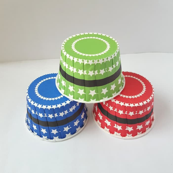 

100 pc standart momma cupcake kertas cupcake papercase ribbon