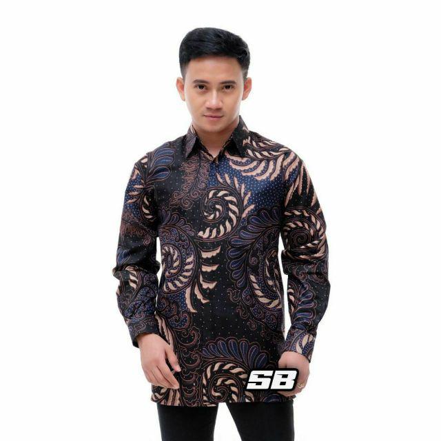 Maura Couple - Sania Ruffle Batik Couple Ori Ndoro Jowi DNT Garansi Termurah Shopee --Kmj puser navy