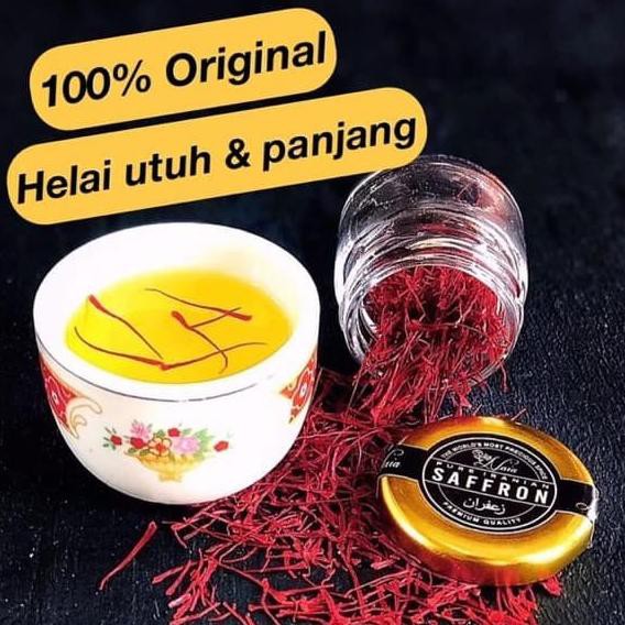

READYY Saffron Iran 1 gr Super Negin (Grade tertinggi) original COD
