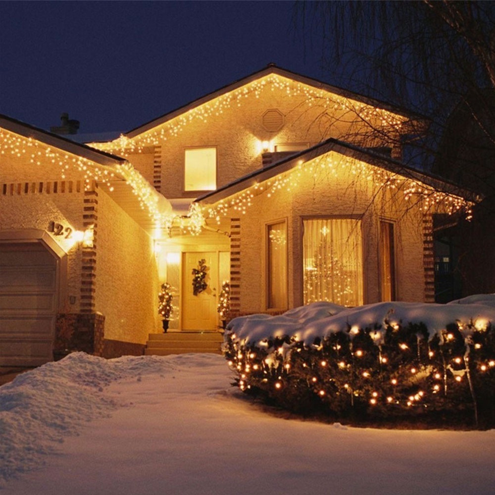 [READY 5METER] Lampu Natal Tirai LED Curtain Light | Tumblr Tirai Lampu Hias Warna Warmwhite