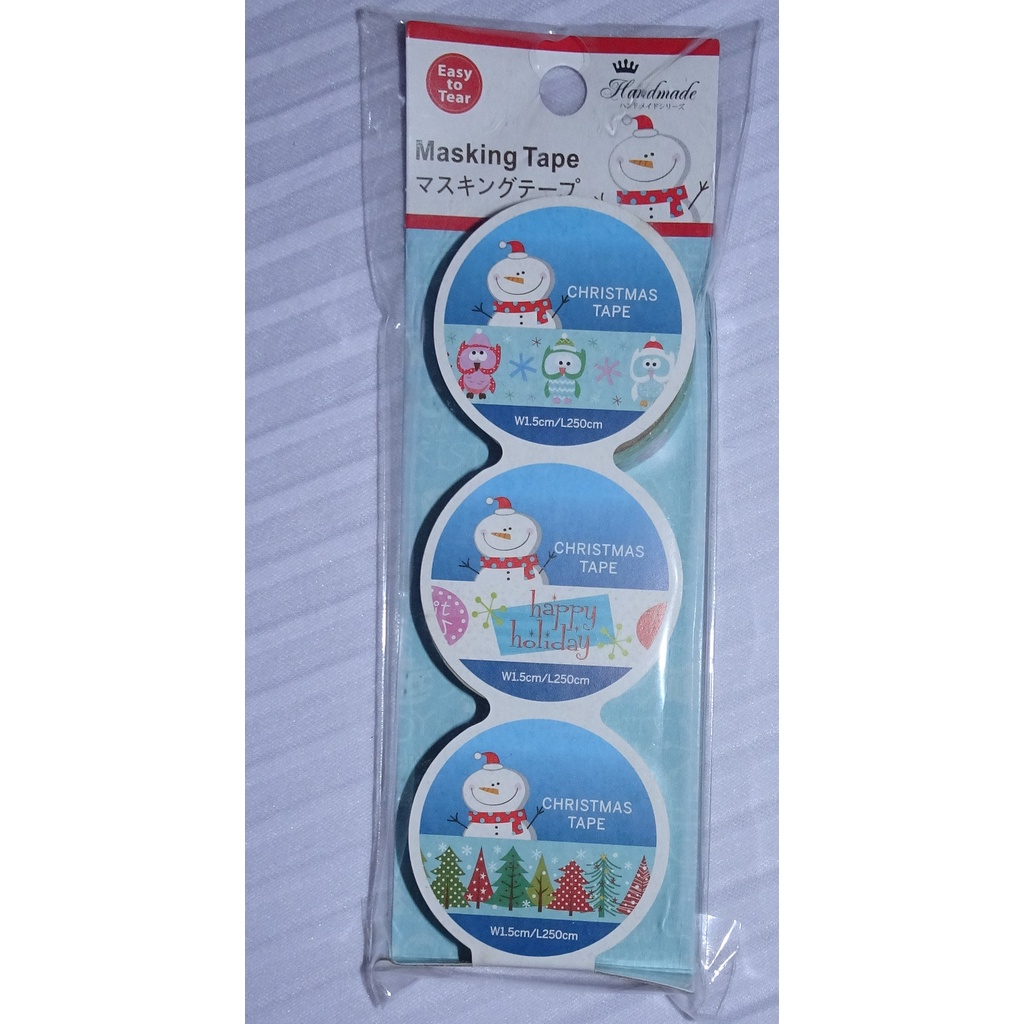

Masking Tape Selotip Kertas Bergambar #2