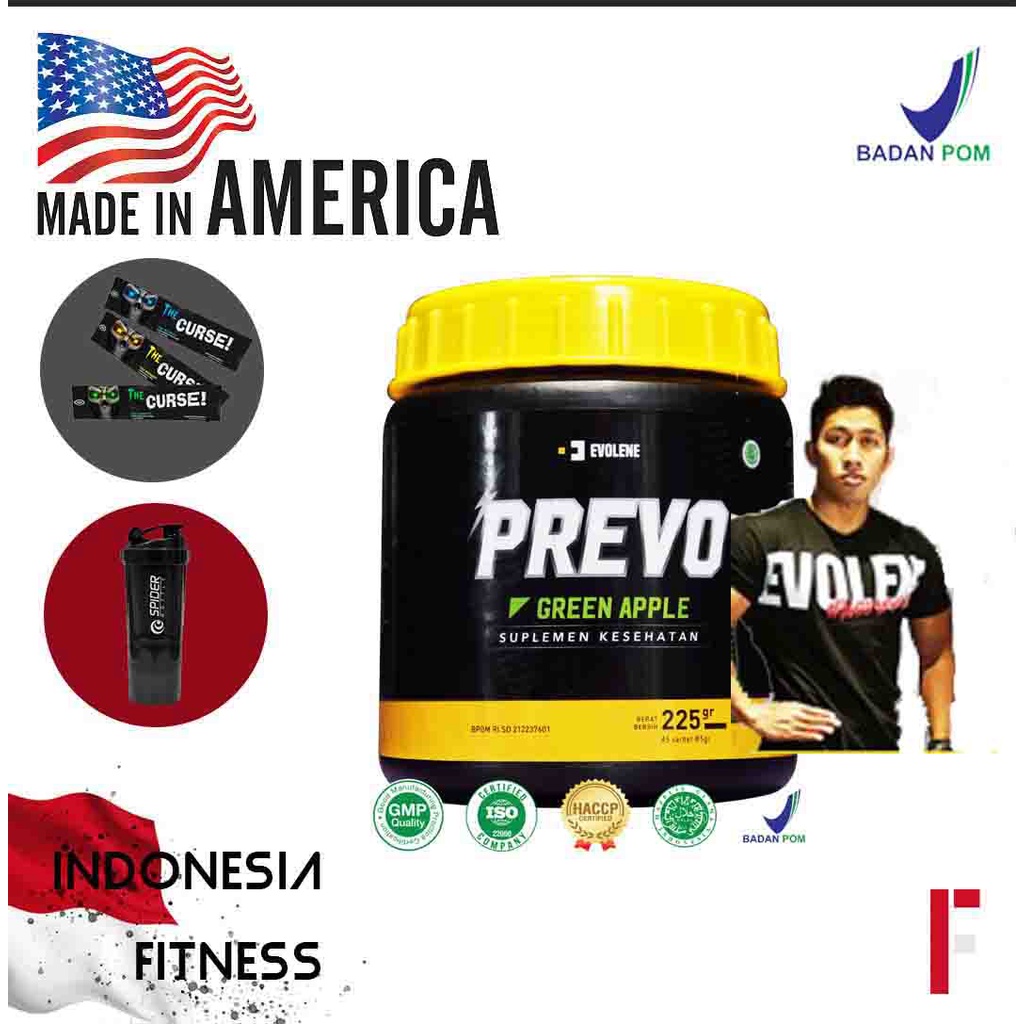 Evolene Prevo 225 gram 45 serving ( Preworkout ) - Prevo