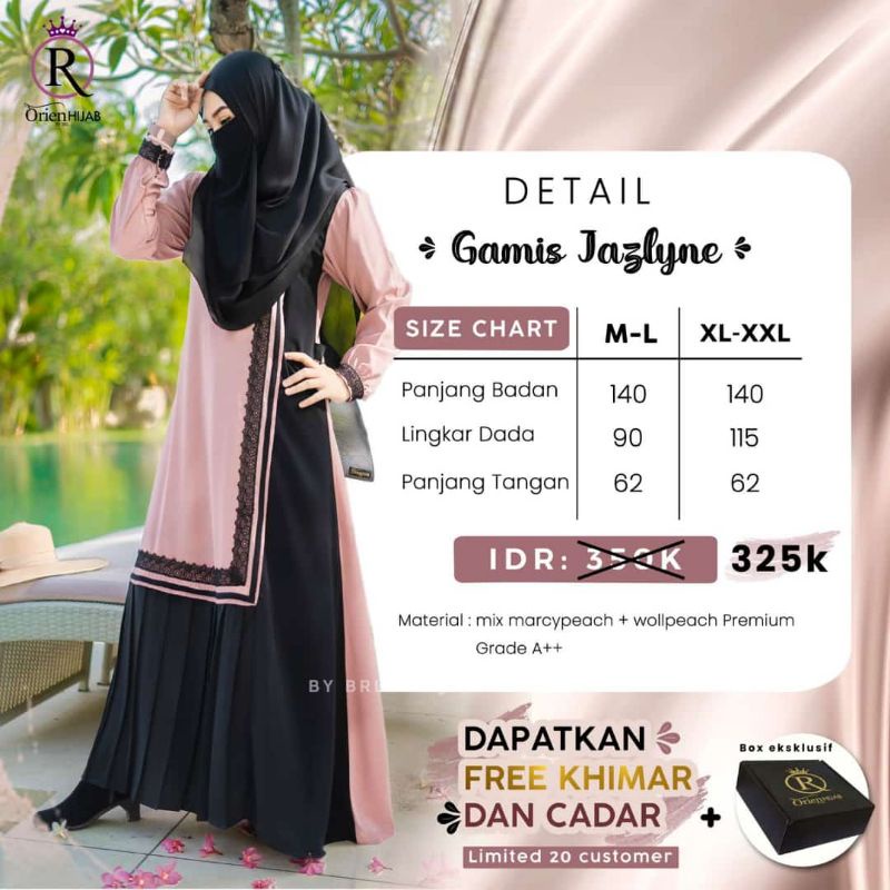 Orien hijab GAMIS JAZLYNE