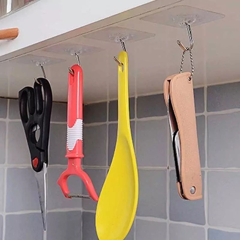 GANTUNGAN TEMPEL HOOK AJAIB KAMAR MANDI DINDING HANGER MAGIC HOOK BAJU