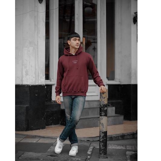 LANGSUNG KIRIM.. CULTURE BASIC | HOODIE MAROON OG