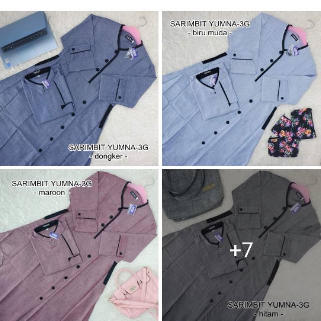 Gamis sarimbit zahrana