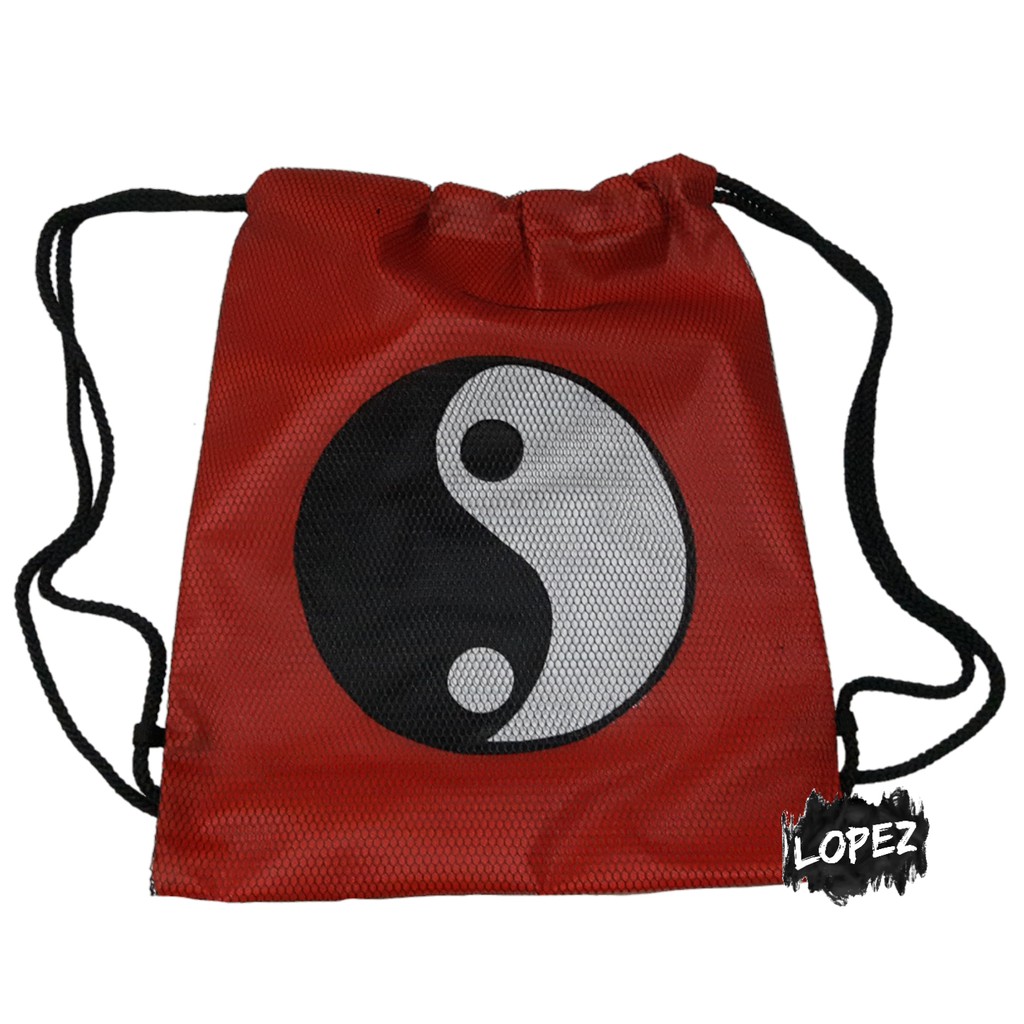 Tas Jaring YinYang / Tas Ransel Yin Yang / Drawstringbag Yin and yang Filosofi Tionghoa Lopez