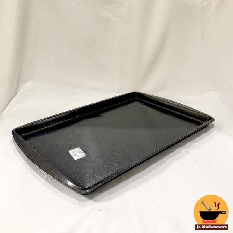 Nampan segi/baking tray ceper stainless tebal / 43x27 cm / G26