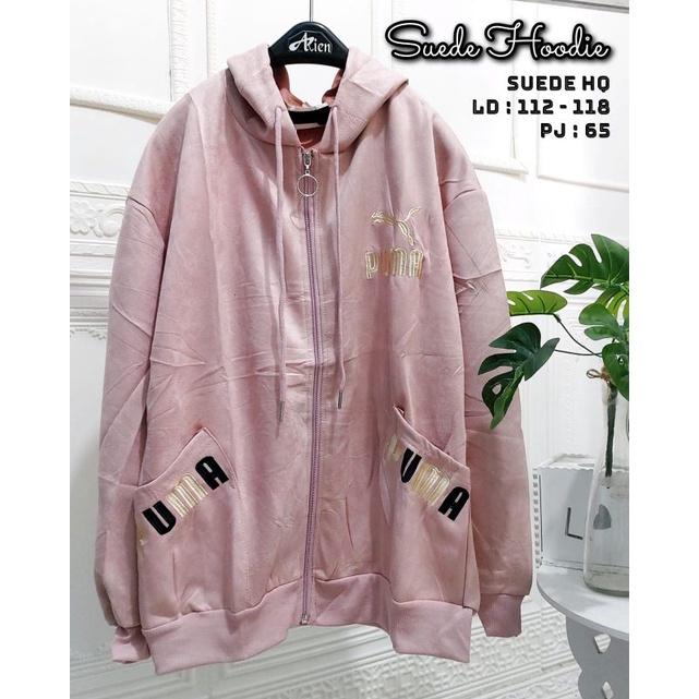 jaket wanita bahan Suede premium import ukuran allsize ld 110-118