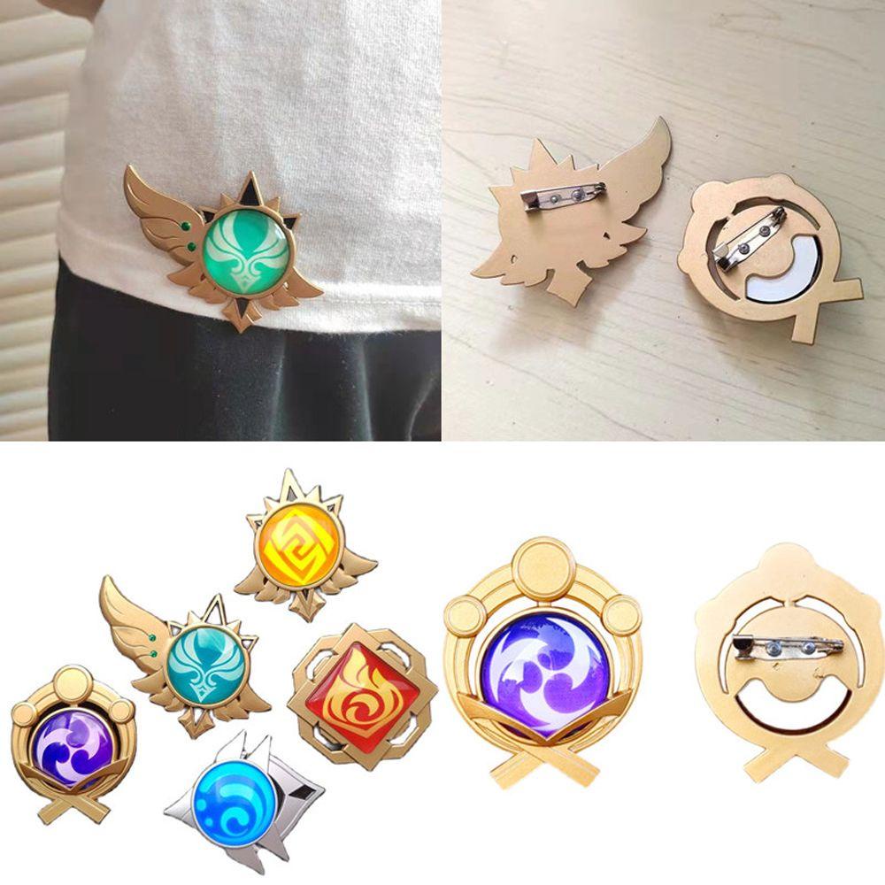 Needway   Anime Luminous Bros Fashion Wendi Xiao Hu.Tao Mata Dewa Asli 7elemen Senjata Permainan Genshin Vision Lnazuma Anime Cosplay Props