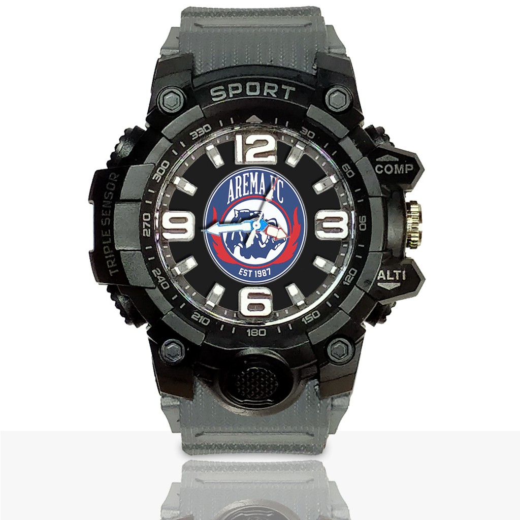 Jam Tangan Custom AREMA PC Ruber- Water Resistant