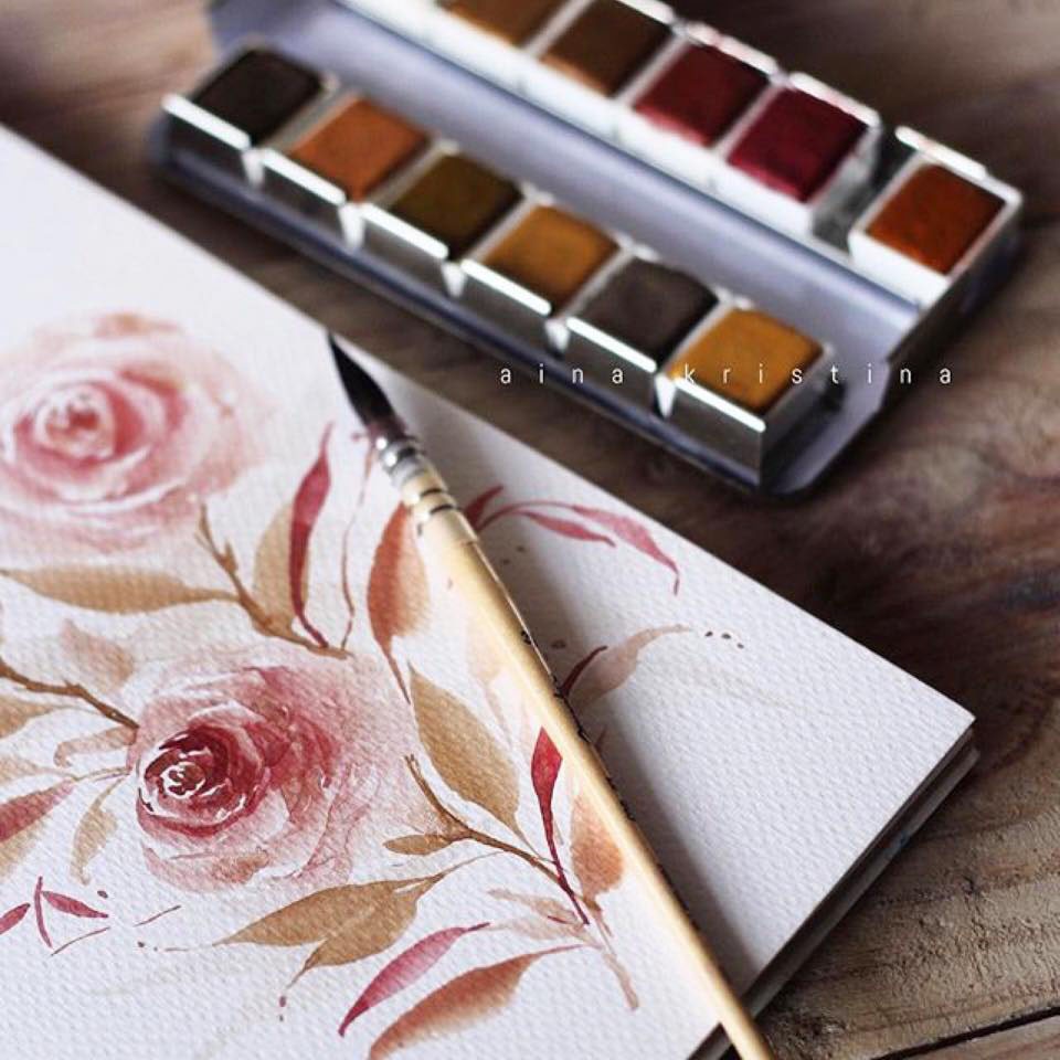 Art Philosophy - Watercolor Confections Shimmering Lights