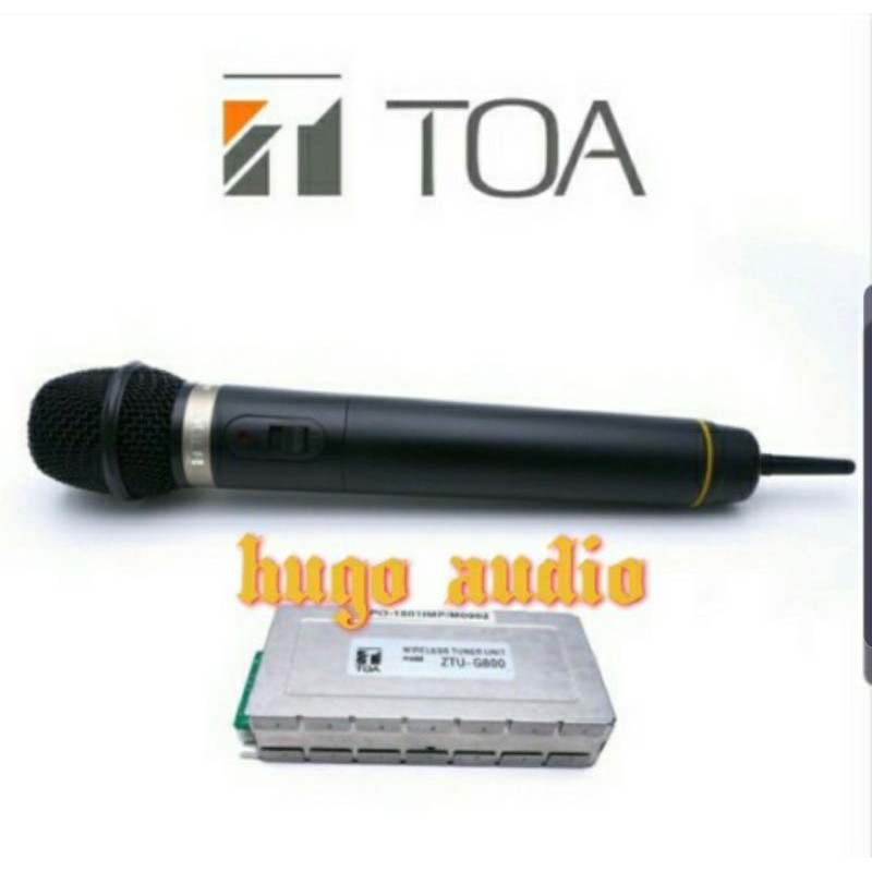 TOA ZM 800 MICROPHONE WIRELES+TUNER ZTU G800 ORIGINAL