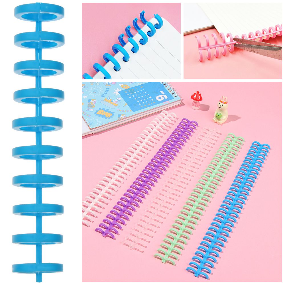 Row Ring Binder 30 Lubang Bahan Plastik Ukuran A4 / A5 / B5