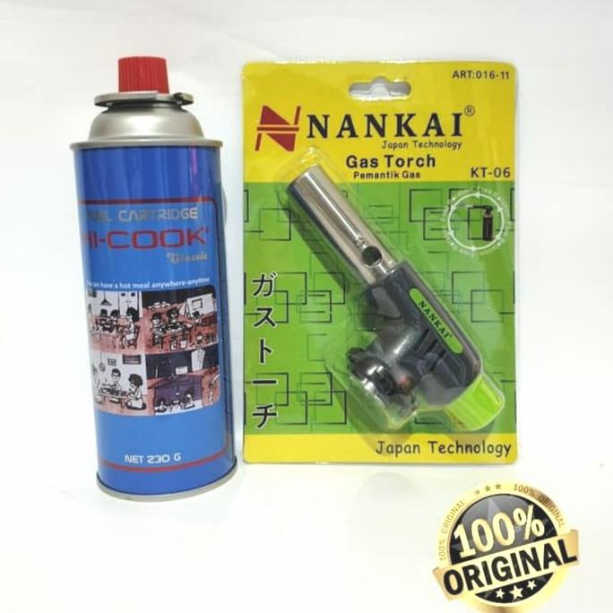 Jual PEMANTIK GAS NANKAI KEPALA GAS BLOW TORCH PLUS GAS HI COOK 1 PC ...