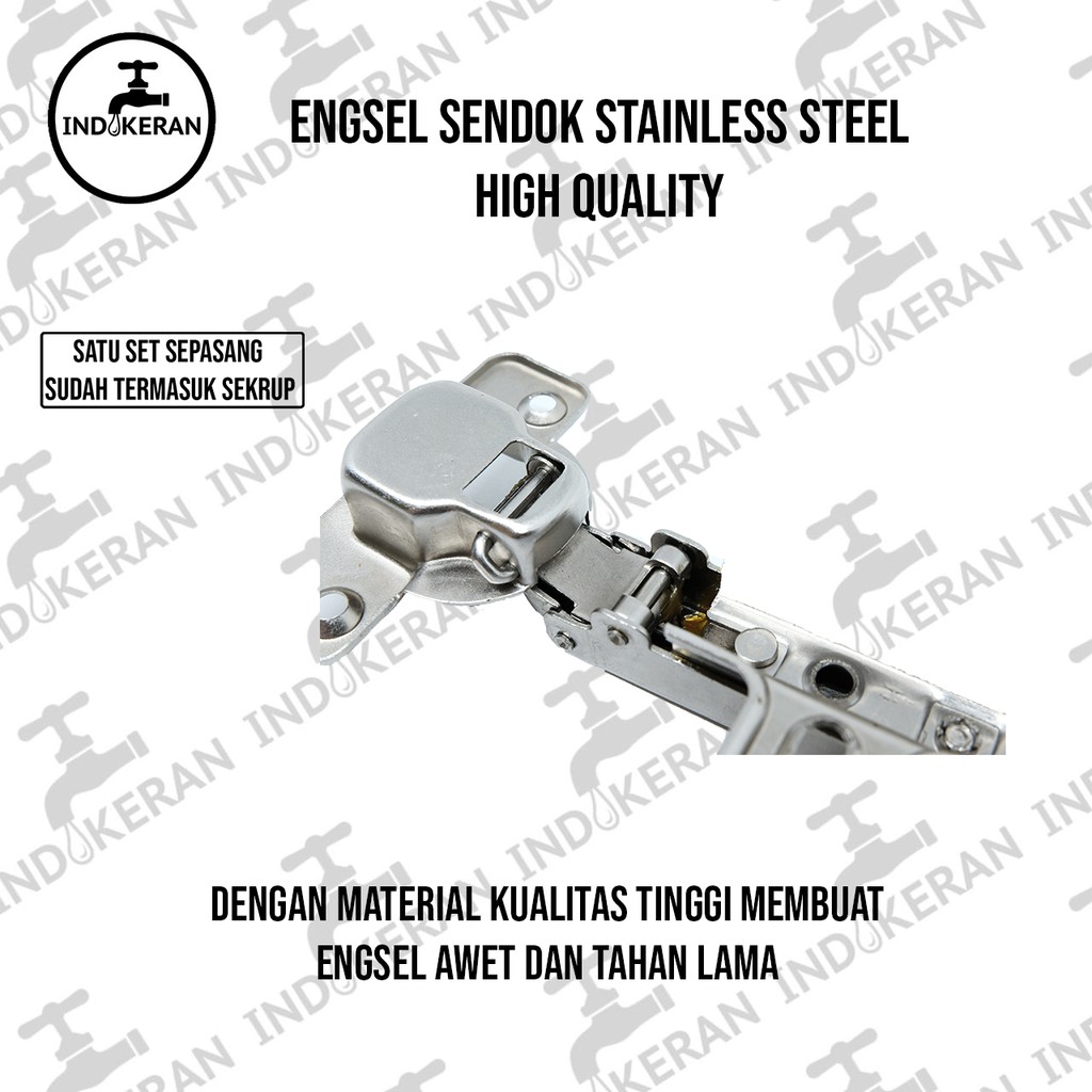 INDOKERAN - Engsel Sendok Pintu Lemari - High Quality