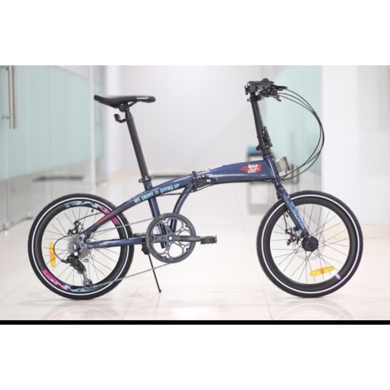 Khusus Gojek/Grab Instan Sepeda Lipat Element Police Milan 8 speed 20 inch Rans raffi & original milan garansi resmi SNi-2