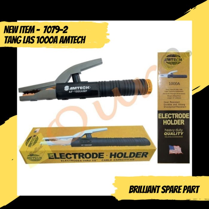 Tang - Electrode Holder Tang Las 1000A Heavy Duty / Stang Las 1000 A Amtech