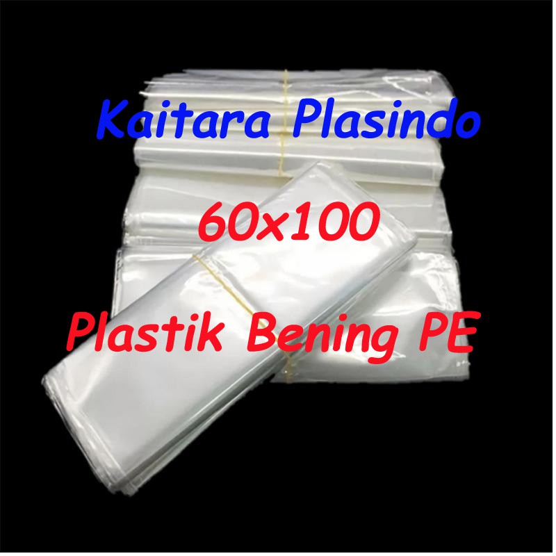 Plastik PE Bening Uk 60x100 / PE Jumbo Transparan