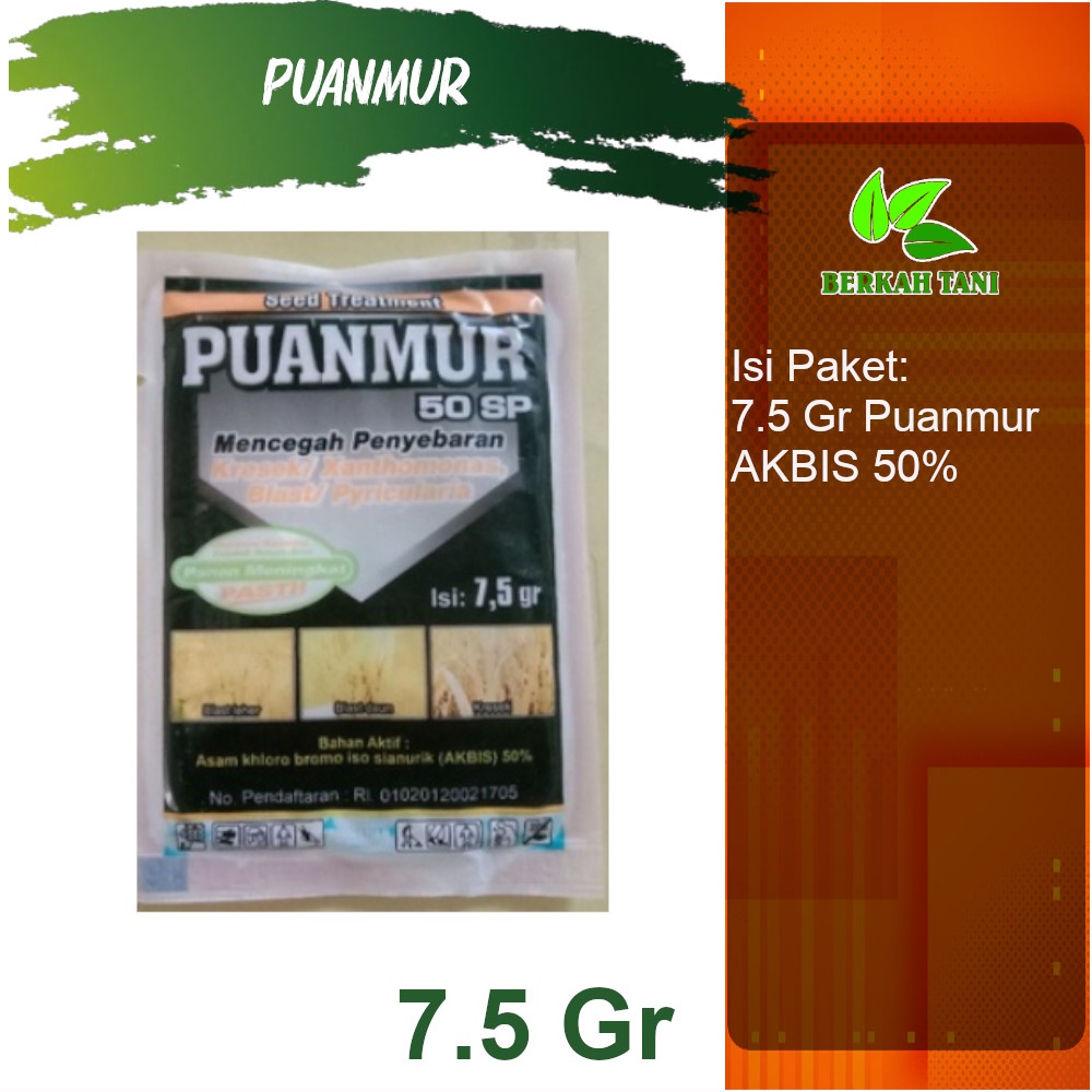 Puanmur 7.5 Gram Gram Bakterisida Xantomonas AKBIS