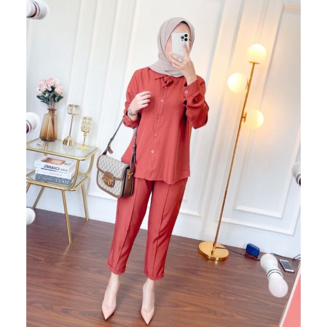One sett salsabila By Aqila_fashion terlaris-Bata