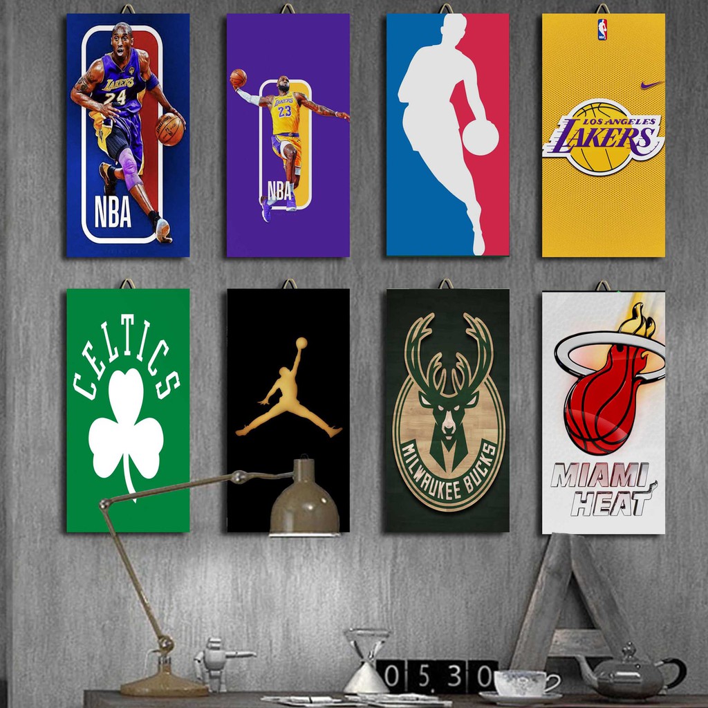 Pajangan RUMAH Hiasan dinding BASKET NBA/KOBE BRYANT poster KAYU / dekorasi/dekorasi Rumah/walldecor