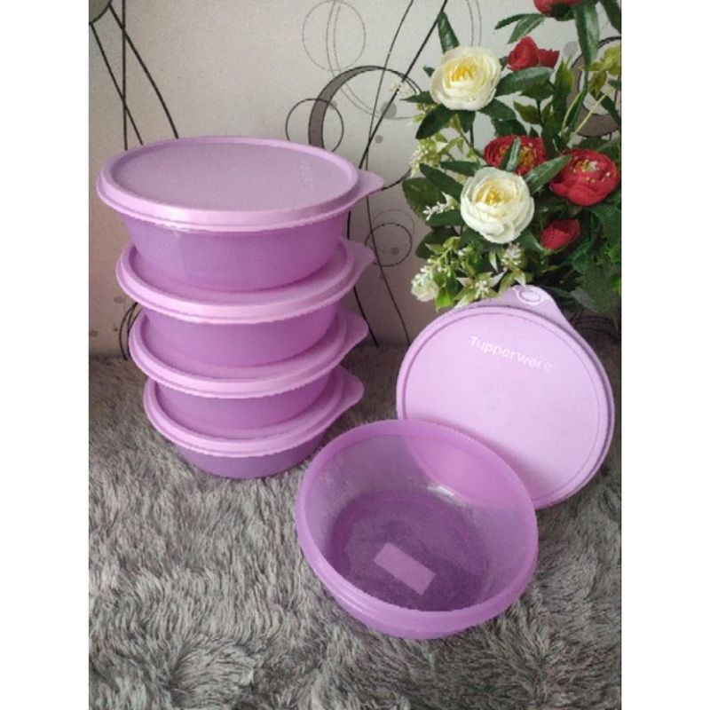 mangkuk modular bowl 600 ml ungu soft tuperware 1 pcs