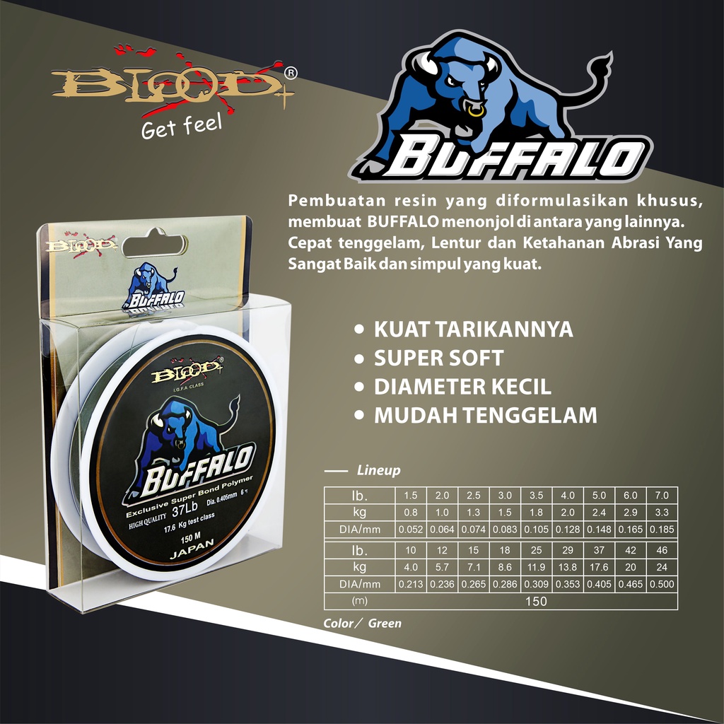 SENAR PANCING BLOOD BUFFALO 150M