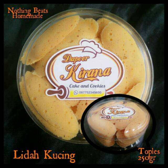 

Kue Kering Lidah Kucing toples 250gr