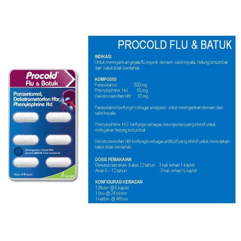 PROCOLD FLU - PROCOLD FLU BATUK