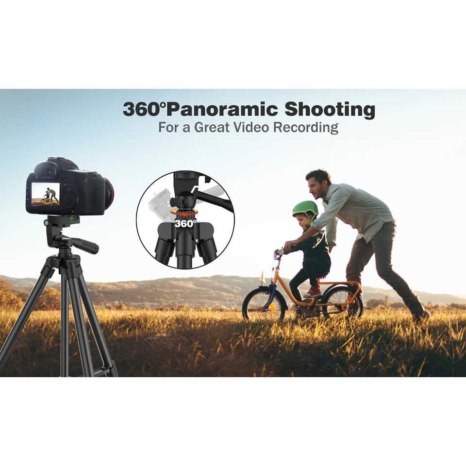 NUNUPHO Tripod Kamera Profesional with Bluetooth Shutter - 3120 ( Mughnii )