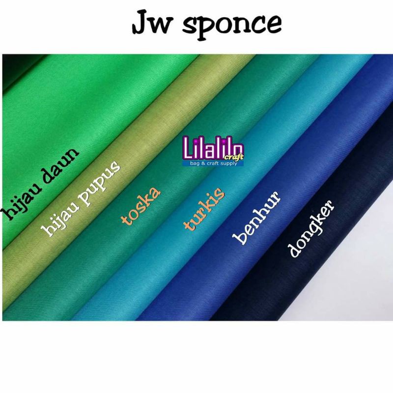 JW SPONCE / WATERPROOF POLOS / BAHAN TAS