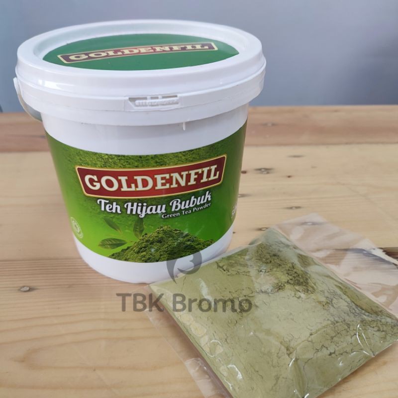 

Teh Hijau Bubuk, Green Tea Powder, Matcha Powder Goldenfil REPACK 50 gr