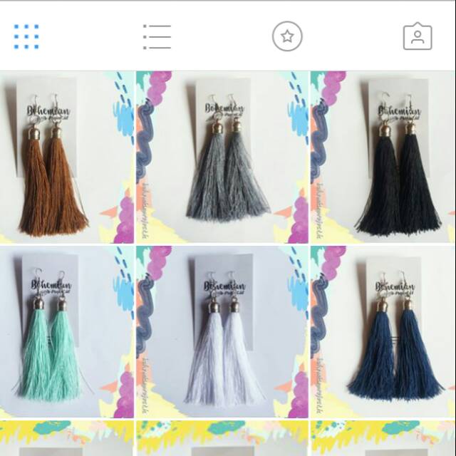 Supplier Anting Panjang Hijab Murah Bandung