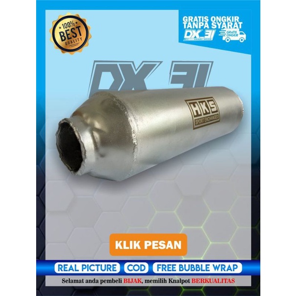 Jual Resonator Mobil HKS Galvanis Inlet 2"inch Shopee Indonesia