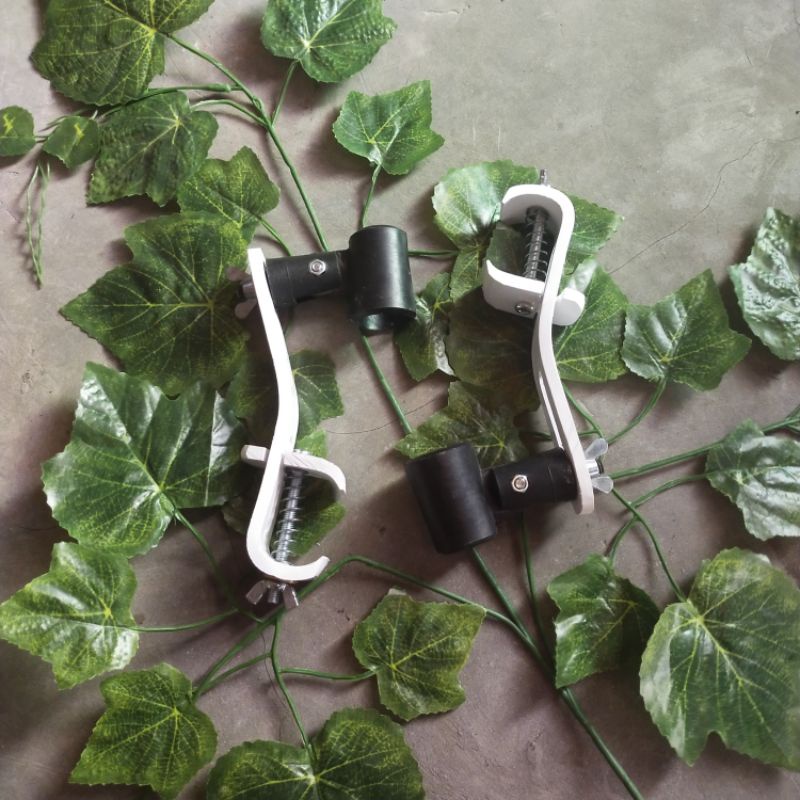 Stand mic jepit stand kendang stand gendang stand mic drum warna putih