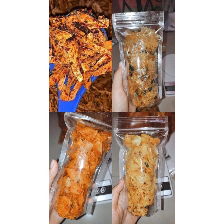 

KERIPIK SINGKONG, KERIPIK KACA/KRIPCA, BASRENG BASAH PEDAS DAUN JERUK, COMRING, KERUPUK BANTET ENAK PEDAS GURIH RENYAH UKURAN 250 GRAM