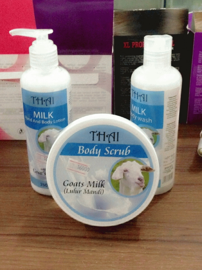 PAKET SUSU KAMBING WHITENING THAILAND GOATS MILK