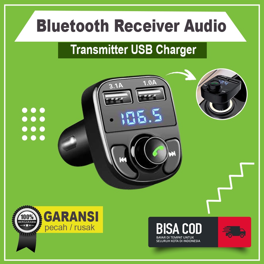 Transmitter Bluetooth Receiver Audio Car USB Car Charger